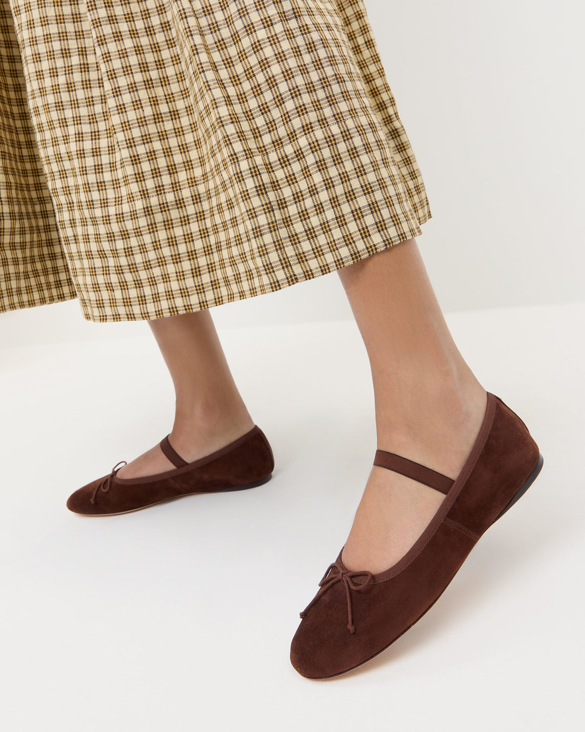 Leonie Espresso Suede Ballet Flat - Loeffler Randall Best Price