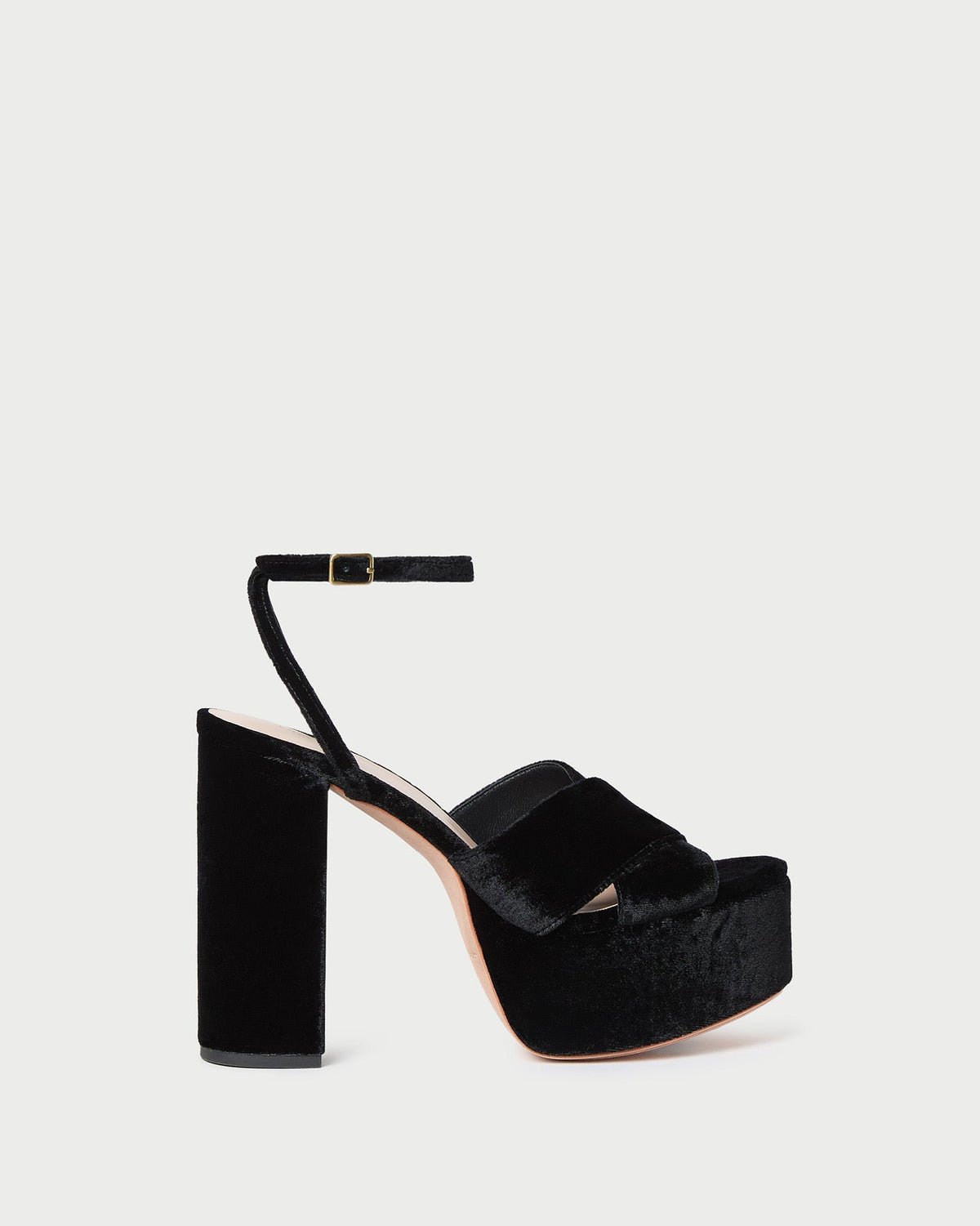 Loretta Black Velvet Platform Sandal - Loeffler Randall Recommended