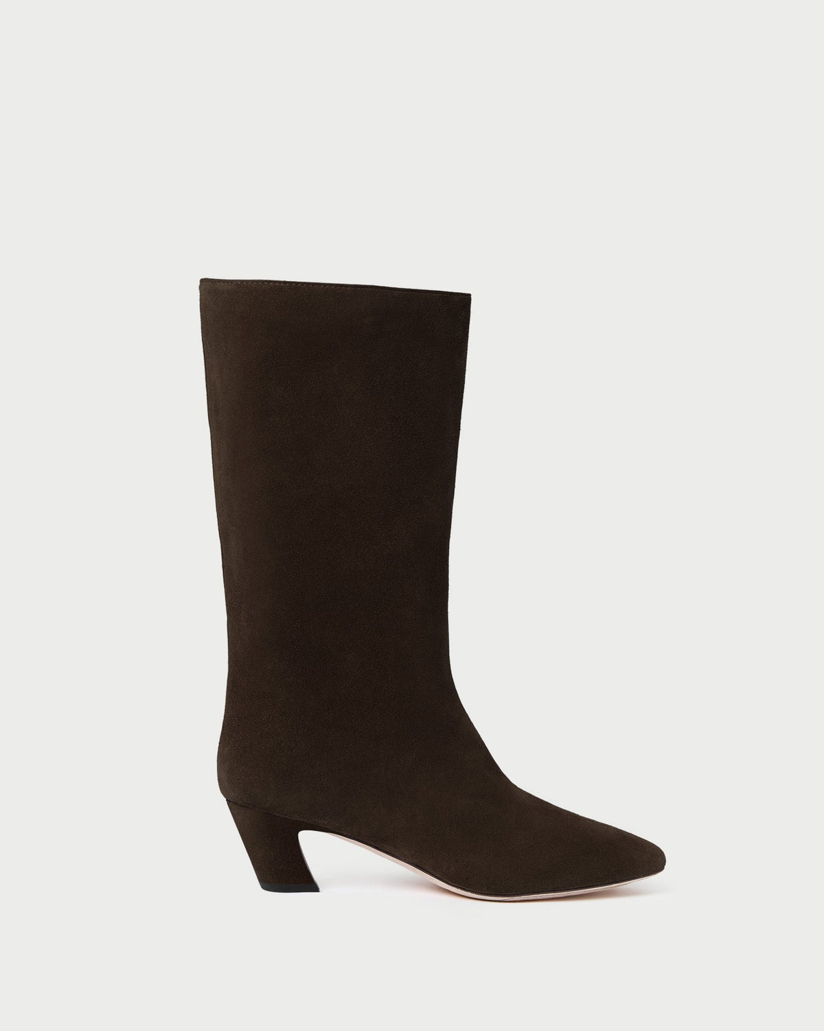 Cleo Brown Suede Mid-Calf Boot - Loeffler Randall Trusted