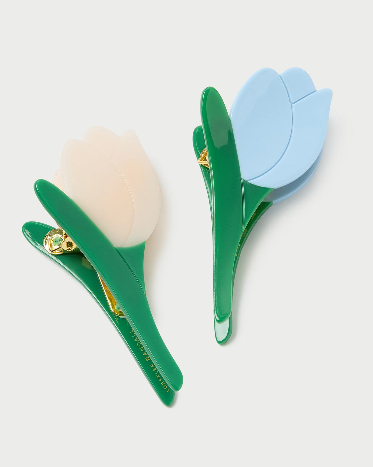 Juniper Blue/Cream Multi Tulip Clip Set - Loeffler Randall Best Seller