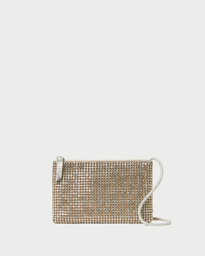 Yasmine Gold Diamanté Crossbody - Loeffler Randall Deals