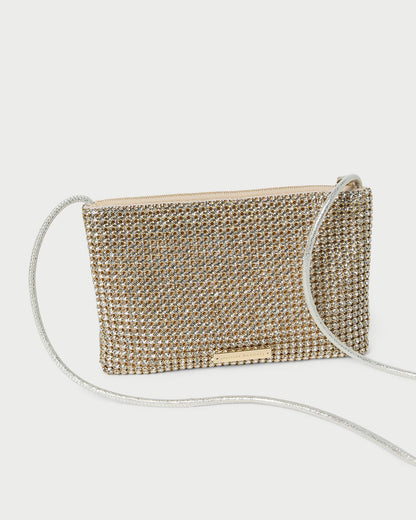 Yasmine Gold Diamanté Crossbody - Loeffler Randall Deals
