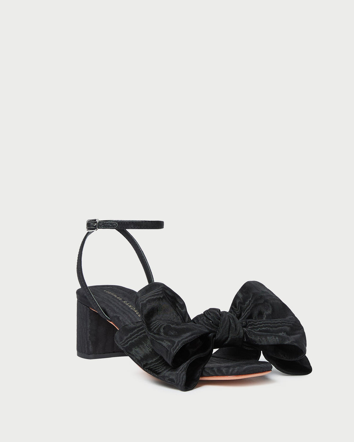 Carmen Black Moiré Bow Sandal - Loeffler Randall Premium