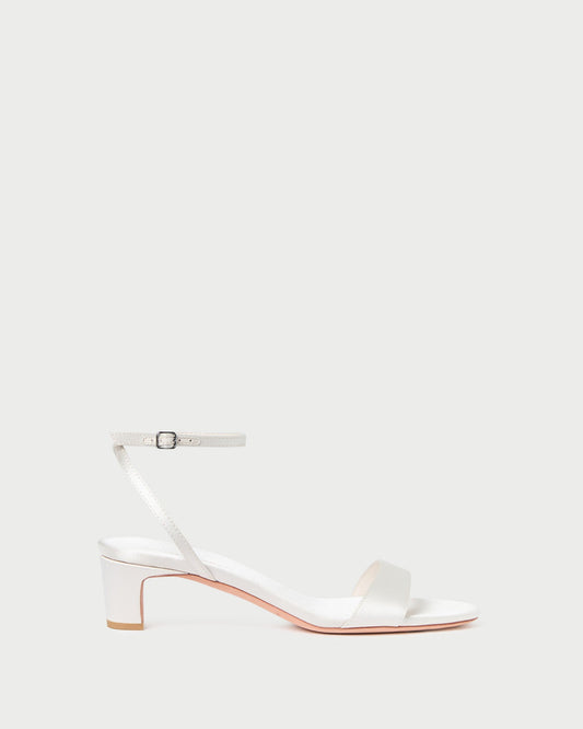 Alice Cream Satin Sandal - Loeffler Randall Classic