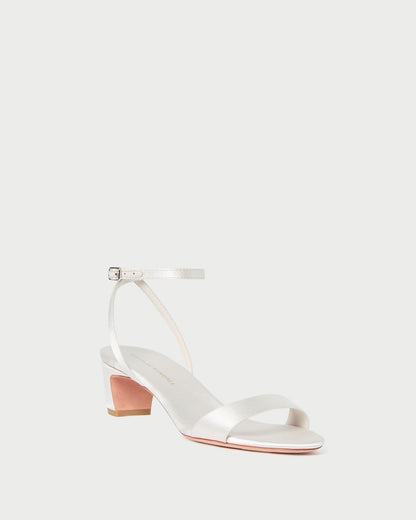 Alice Cream Satin Sandal - Loeffler Randall Classic