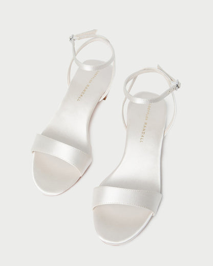 Alice Cream Satin Sandal - Loeffler Randall Classic