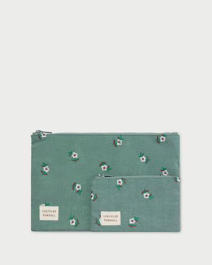 Tracy Sage Floral Pouch Set - Loeffler Randall Special Offer