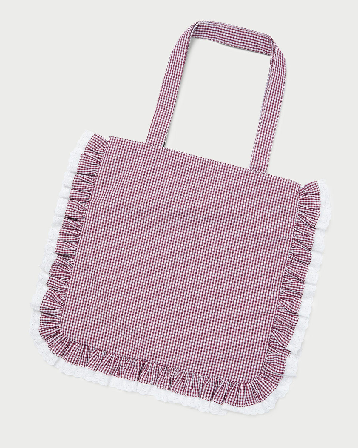 Justine Maroon Ruffle Tote - Loeffler Randall Special Offer
