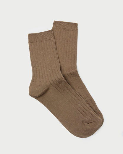 Le Bon Shoppe Tan Trouser Sock - Loeffler Randall Value