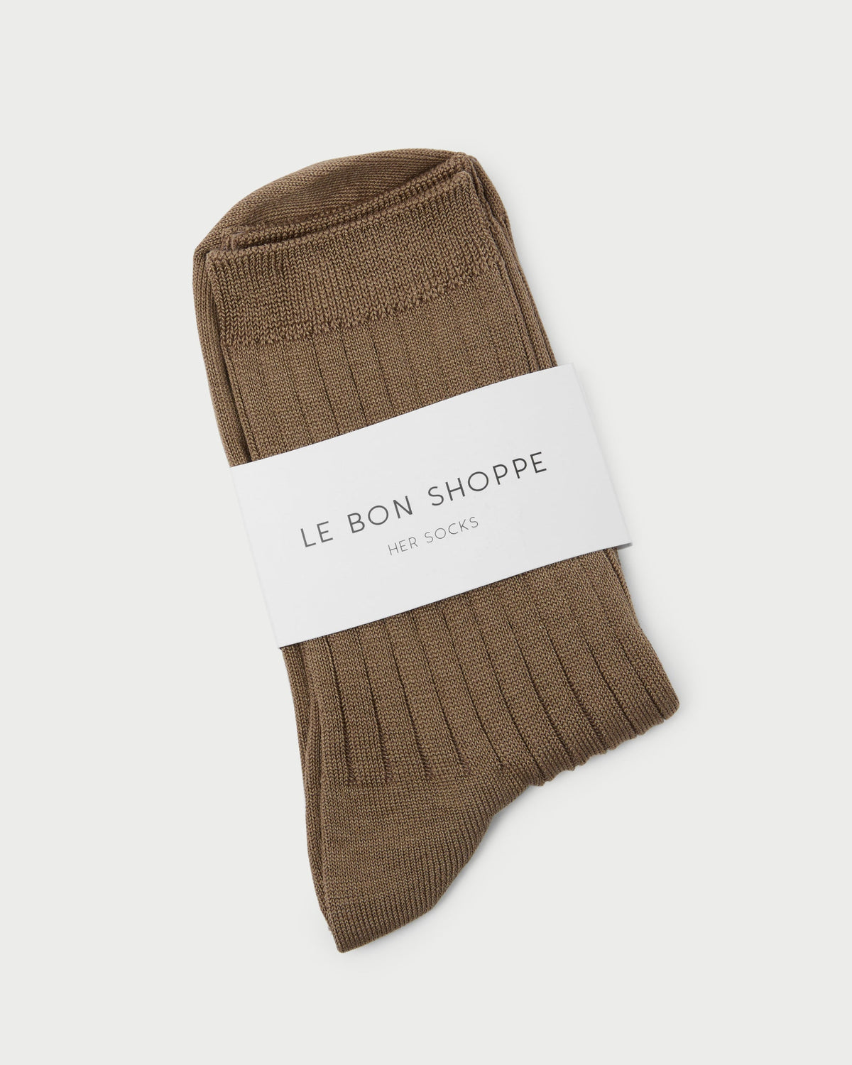 Le Bon Shoppe Tan Trouser Sock - Loeffler Randall Value