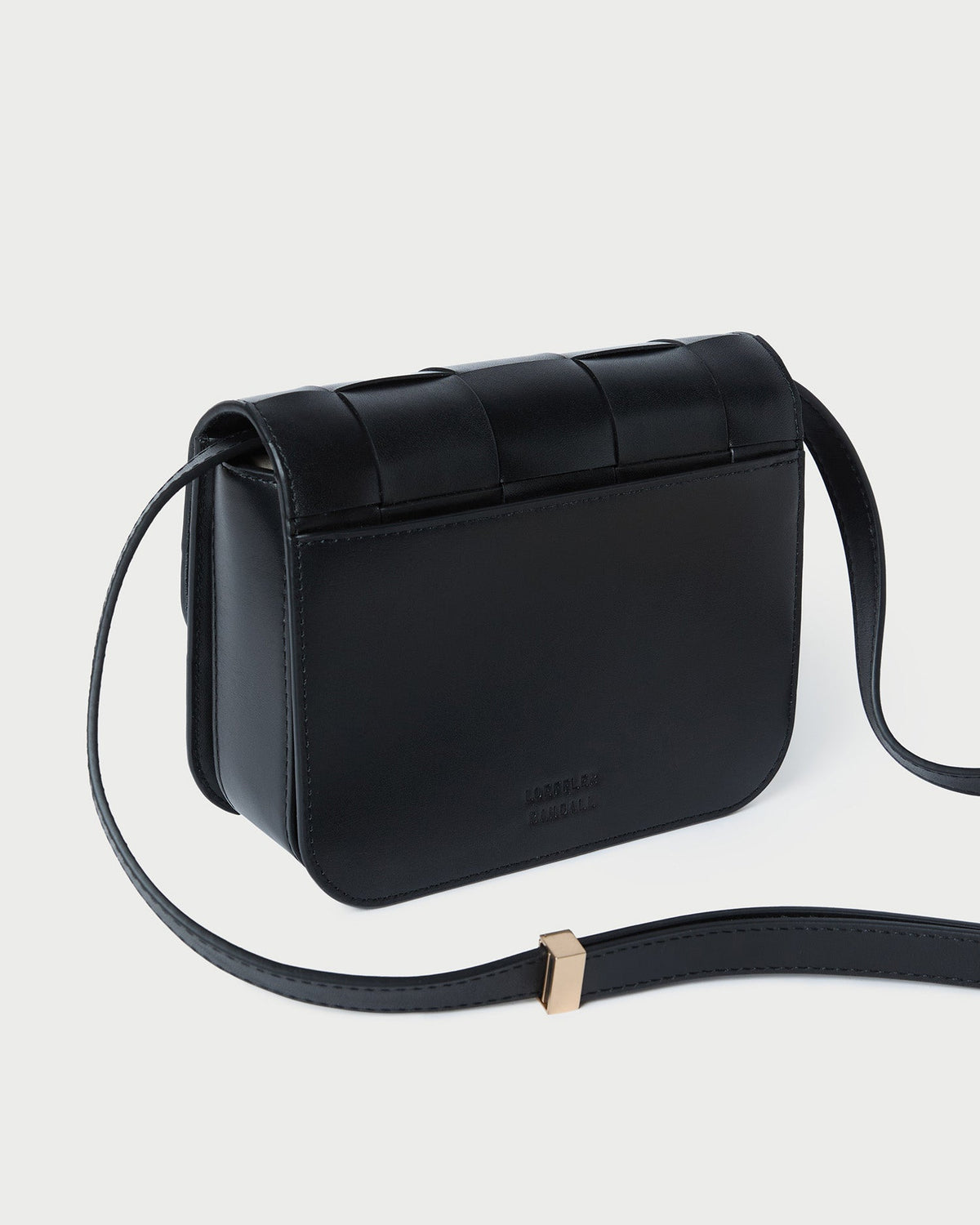 Desi Black Woven Leather Crossbody - Loeffler Randall Everyday