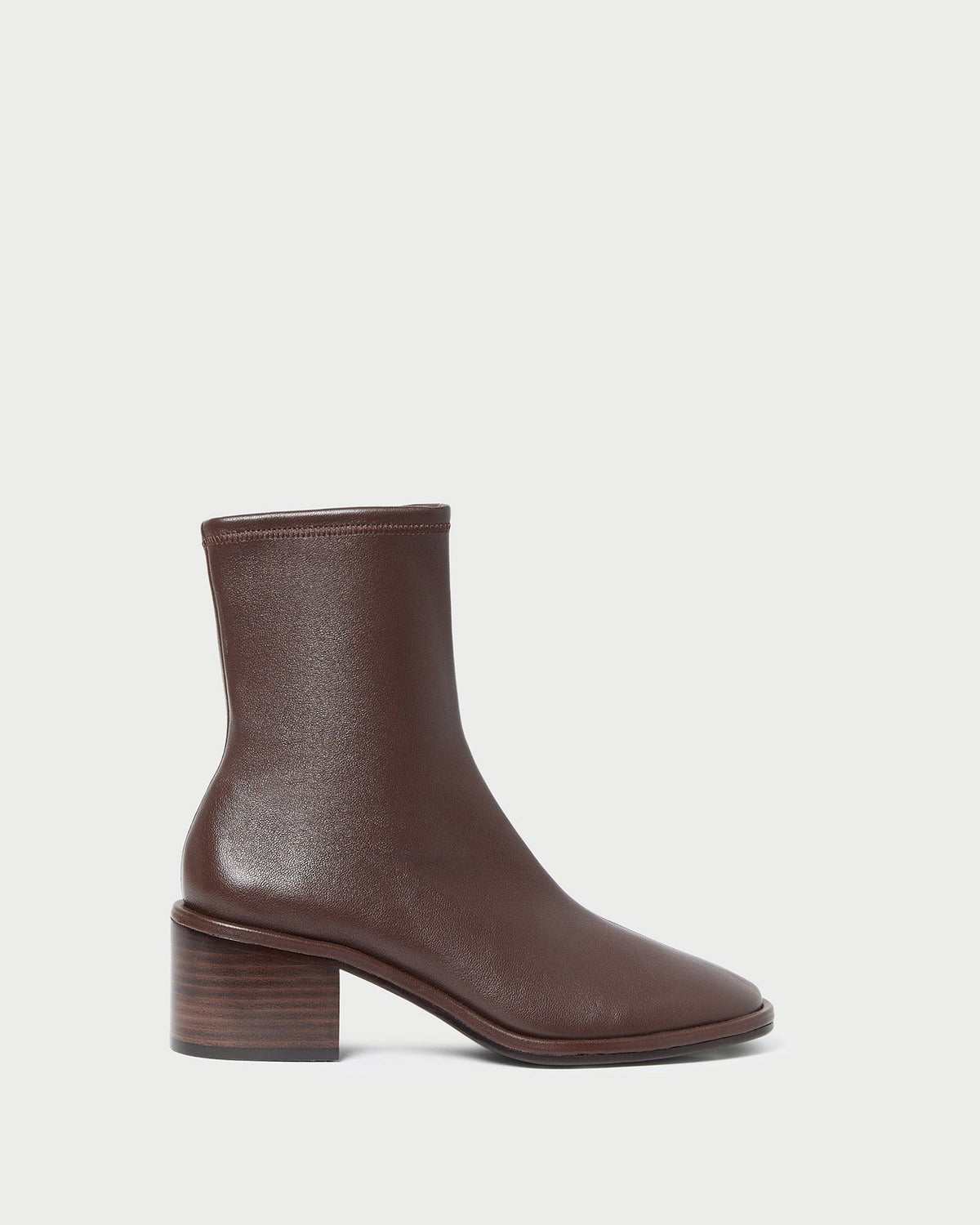 Roxy Espresso Leather Ankle Bootie - Loeffler Randall Trusted