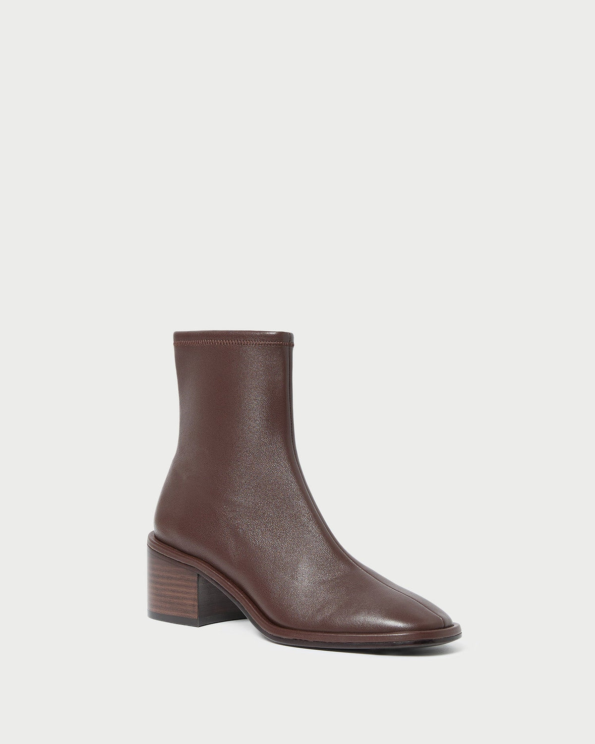 Roxy Espresso Leather Ankle Bootie - Loeffler Randall Trusted