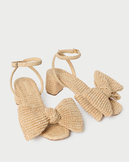 Carmen Natural Bow Sandal - Loeffler Randall Quality