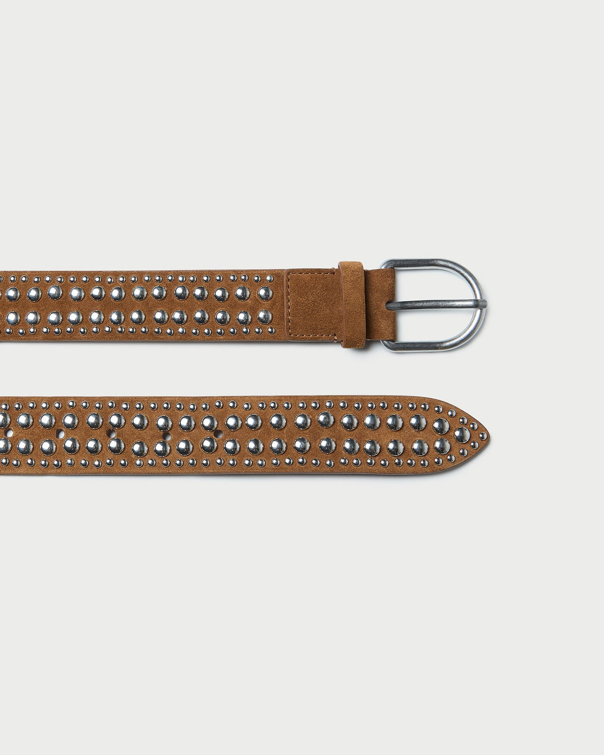 Isaac Cacao/Silver Studded Belt - Loeffler Randall Trending