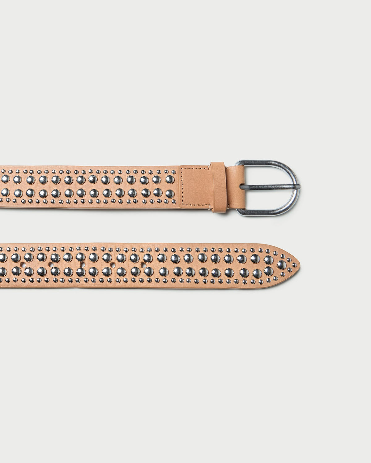 Isaac Honey/Silver Studded Belt - Loeffler Randall Everyday
