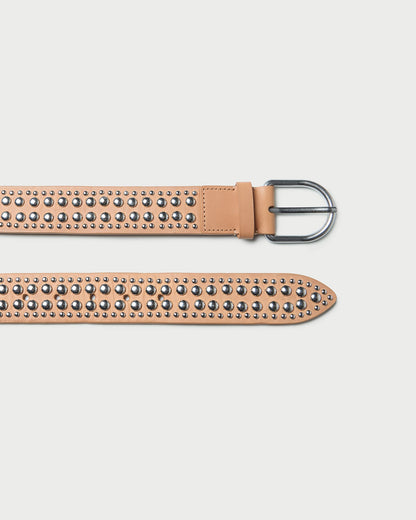 Isaac Honey/Silver Studded Belt - Loeffler Randall Everyday