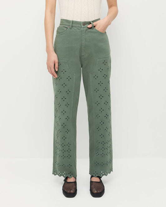 Demi Embroidered Pant - Loeffler Randall Popular