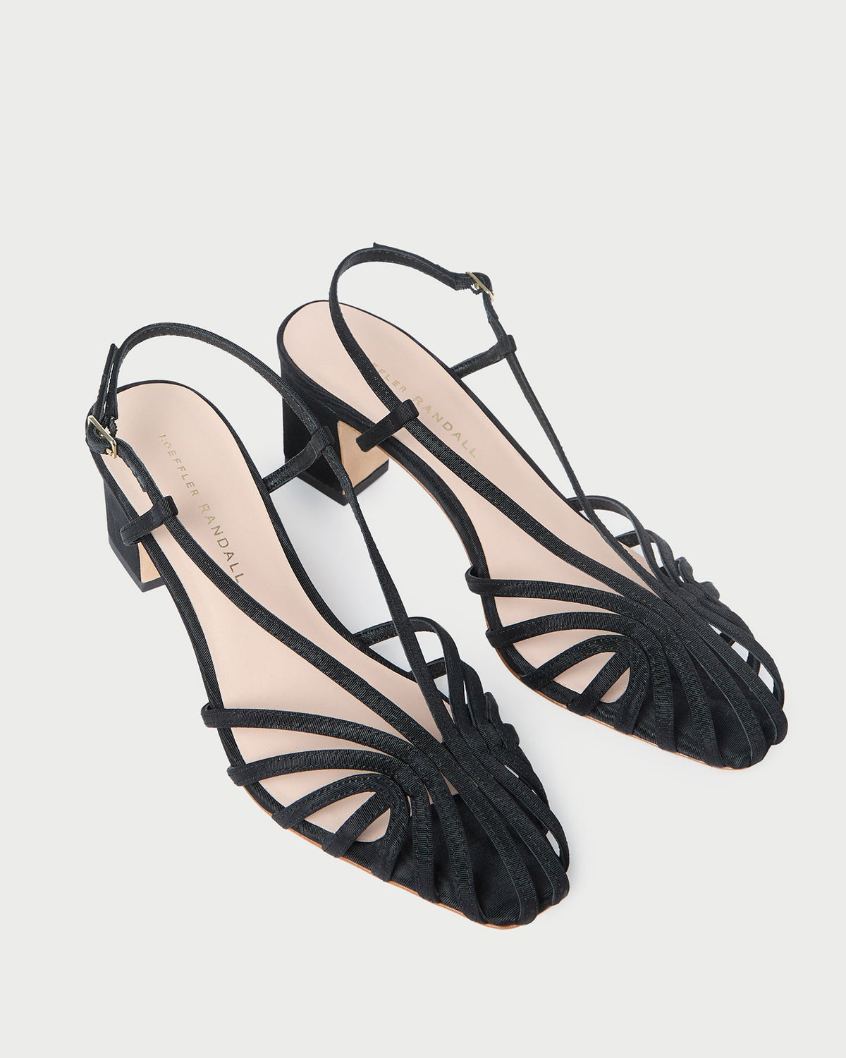 Priscilla Black Moiré Heeled Sandal - Loeffler Randall Customer Favorite