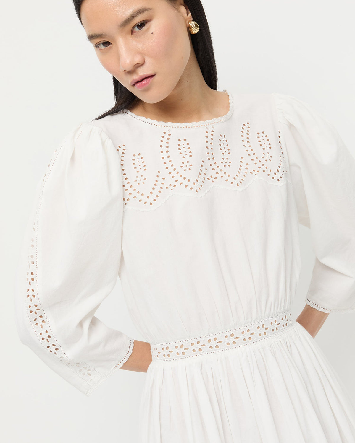 Thelma Eyelet Dress - Loeffler Randall Discount