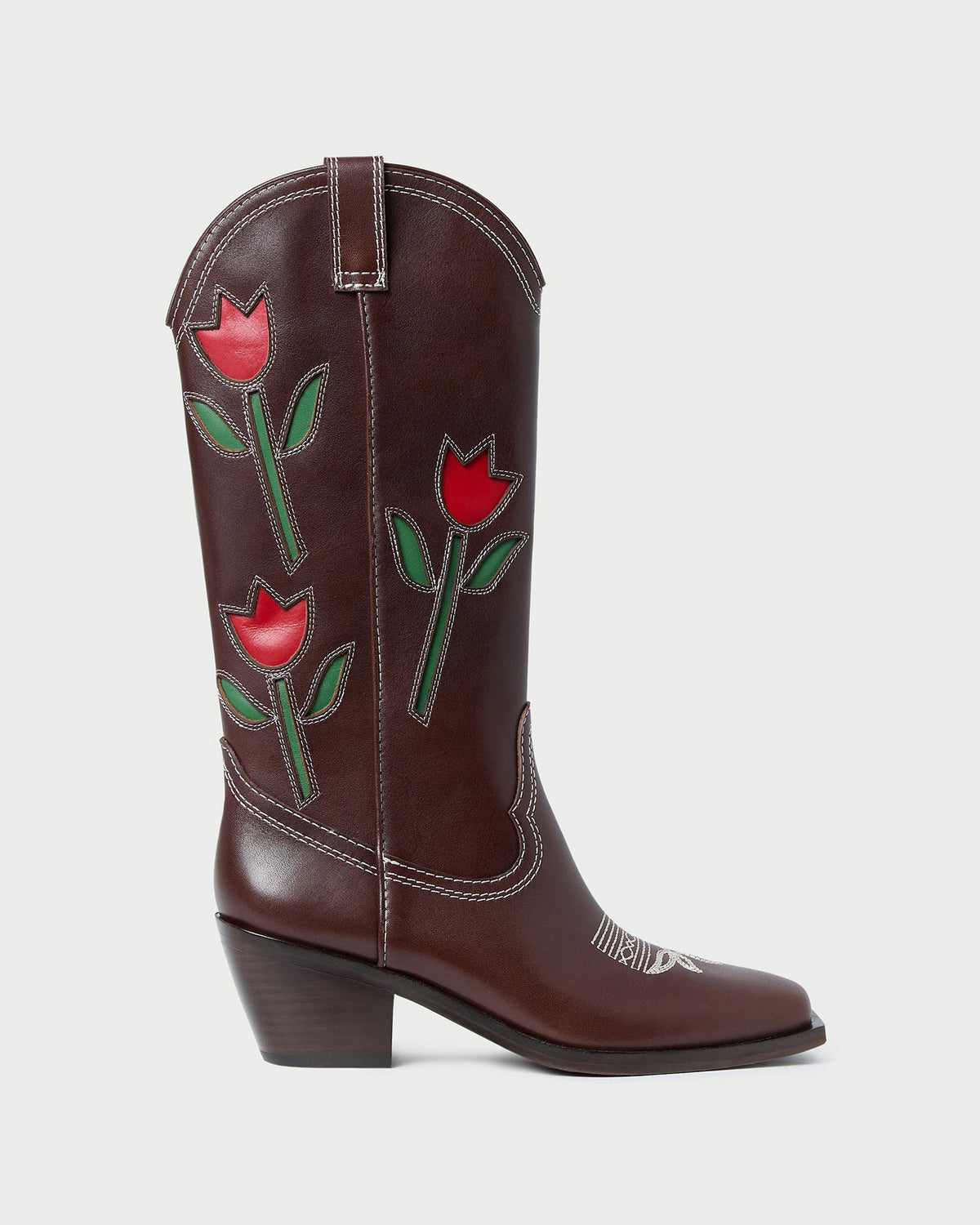 Wilder Espresso Leather Tulip Boot - Loeffler Randall Trusted