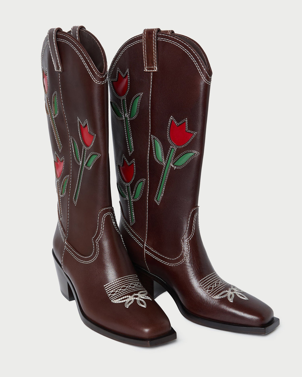 Wilder Espresso Leather Tulip Boot - Loeffler Randall Trusted