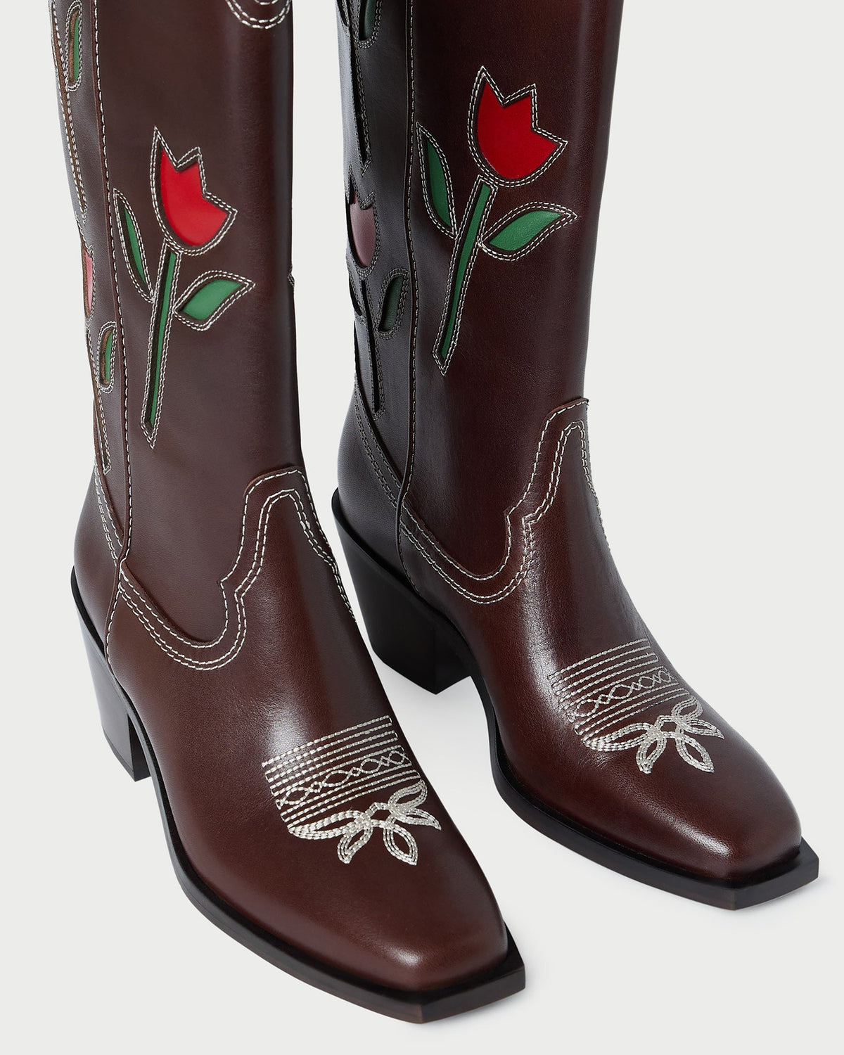 Wilder Espresso Leather Tulip Boot - Loeffler Randall Trusted
