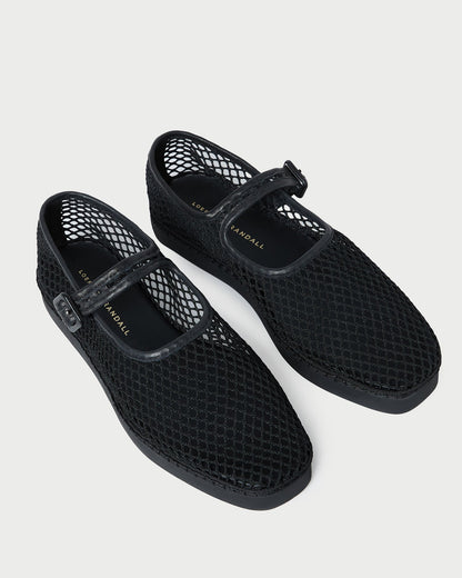Rita Black Netted Mary Jane - Loeffler Randall Special Offer