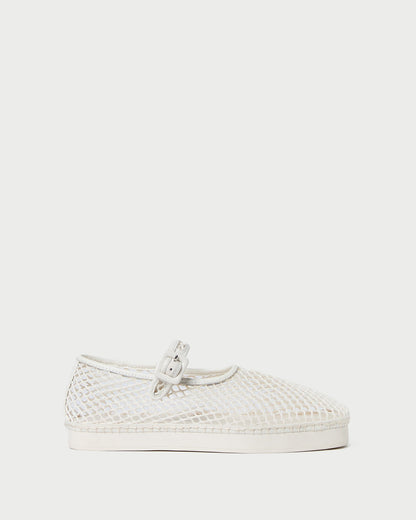Rita White Netted Mary Jane - Loeffler Randall Special Offer