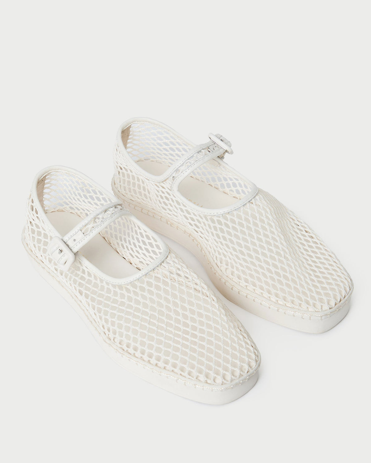 Rita White Netted Mary Jane - Loeffler Randall Special Offer