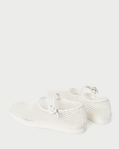 Rita White Netted Mary Jane - Loeffler Randall Special Offer