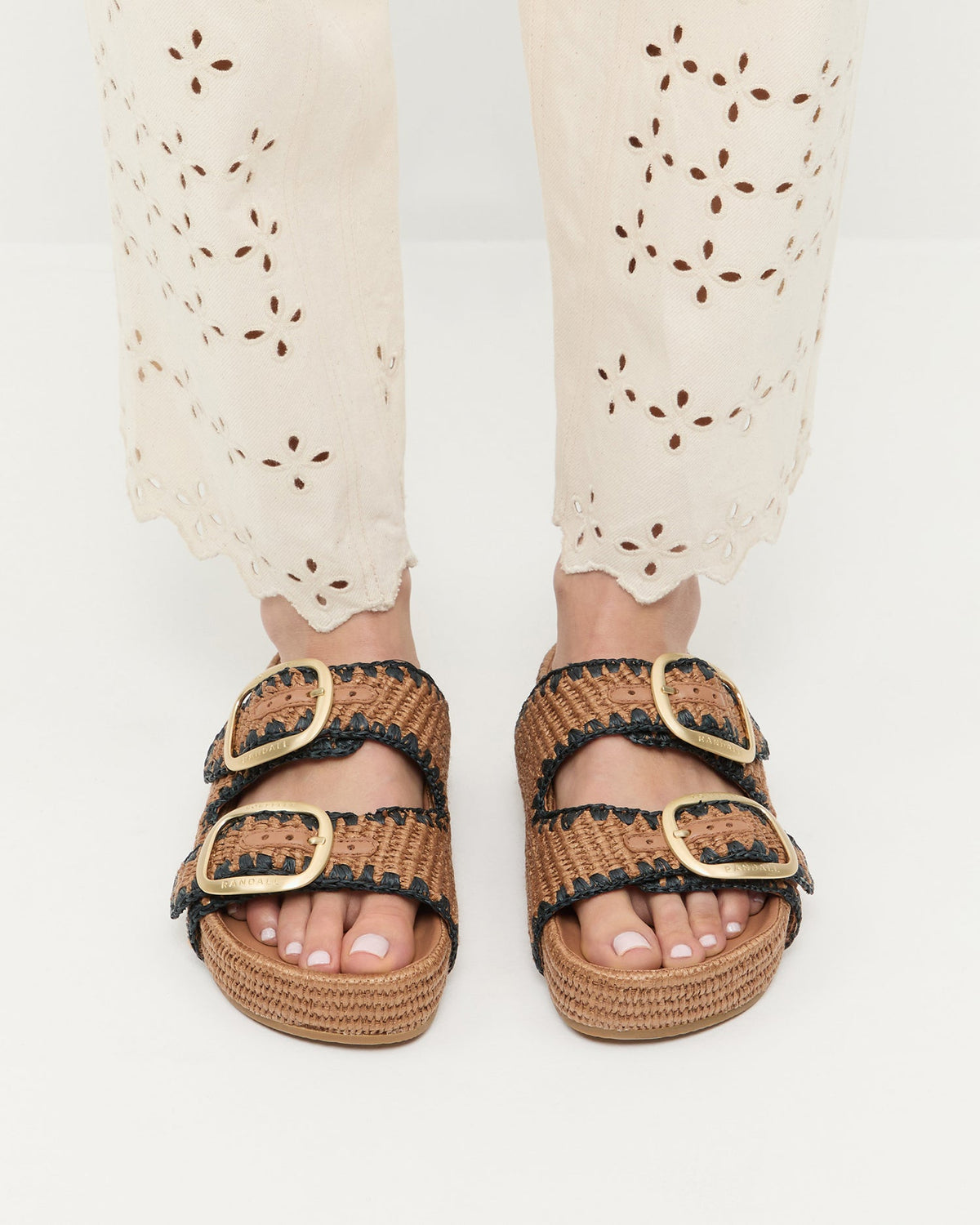 Theo Brown Two-Band Sandal - Loeffler Randall Smart Buy
