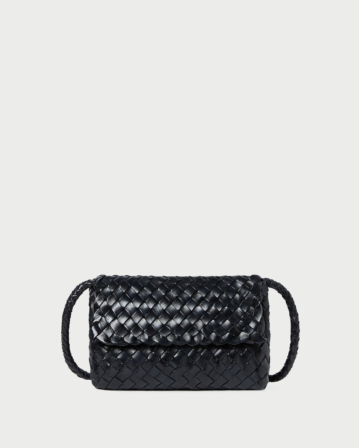 Vinnie Black Woven Leather Crossbody - Loeffler Randall Latest