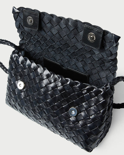 Vinnie Black Woven Leather Crossbody - Loeffler Randall Latest