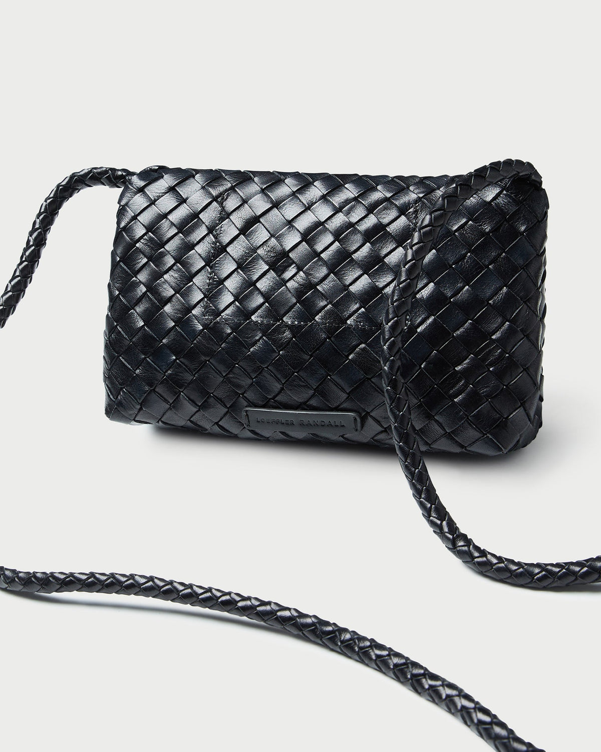 Vinnie Black Woven Leather Crossbody - Loeffler Randall Latest