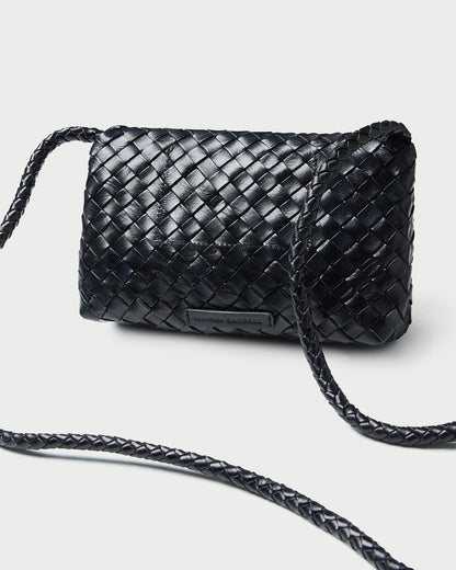 Vinnie Black Woven Leather Crossbody - Loeffler Randall Latest
