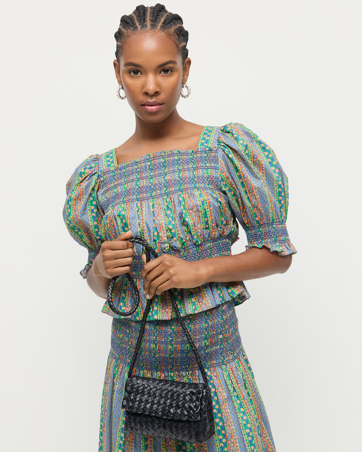 Vinnie Black Woven Leather Crossbody - Loeffler Randall Latest