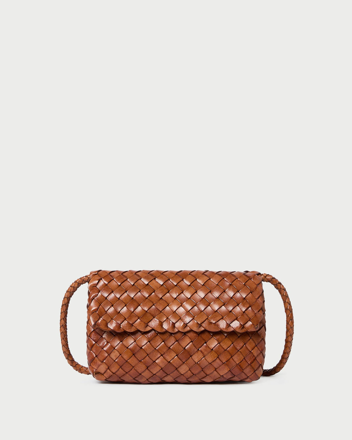 Vinnie Timber Woven Leather Crossbody - Loeffler Randall Great Value