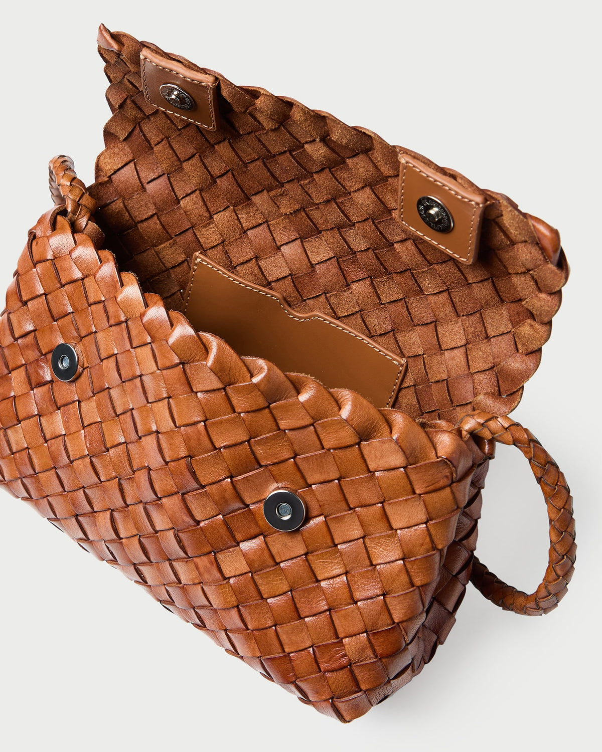 Vinnie Timber Woven Leather Crossbody - Loeffler Randall Great Value