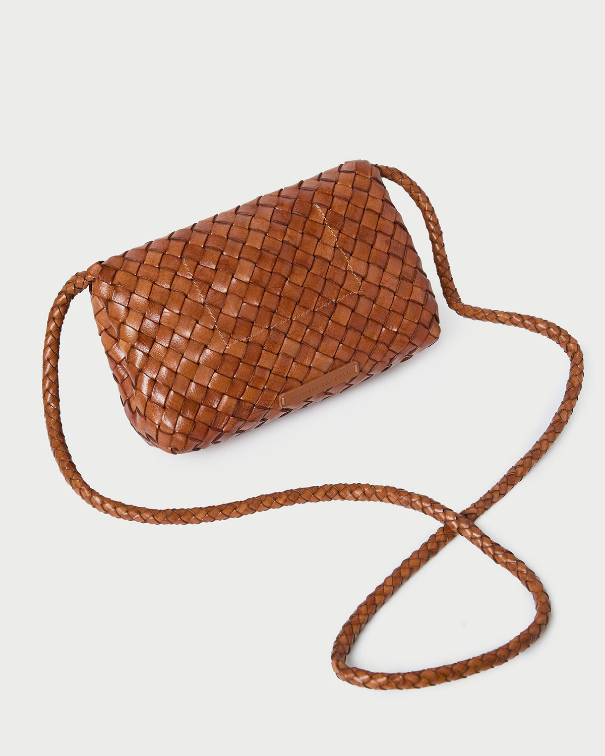 Vinnie Timber Woven Leather Crossbody - Loeffler Randall Great Value