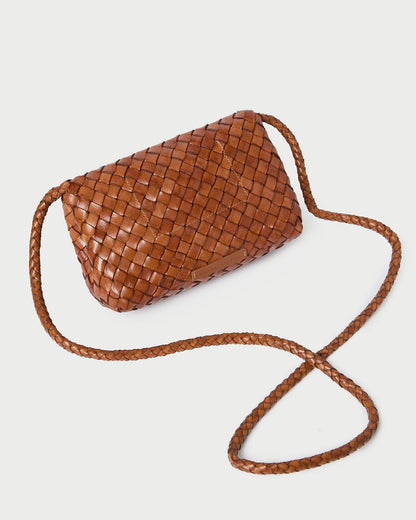 Vinnie Timber Woven Leather Crossbody - Loeffler Randall Great Value