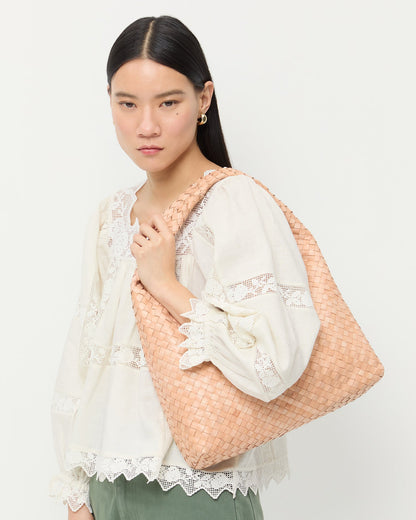 Willow Desert Sand Woven Hobo Bag - Loeffler Randall Latest