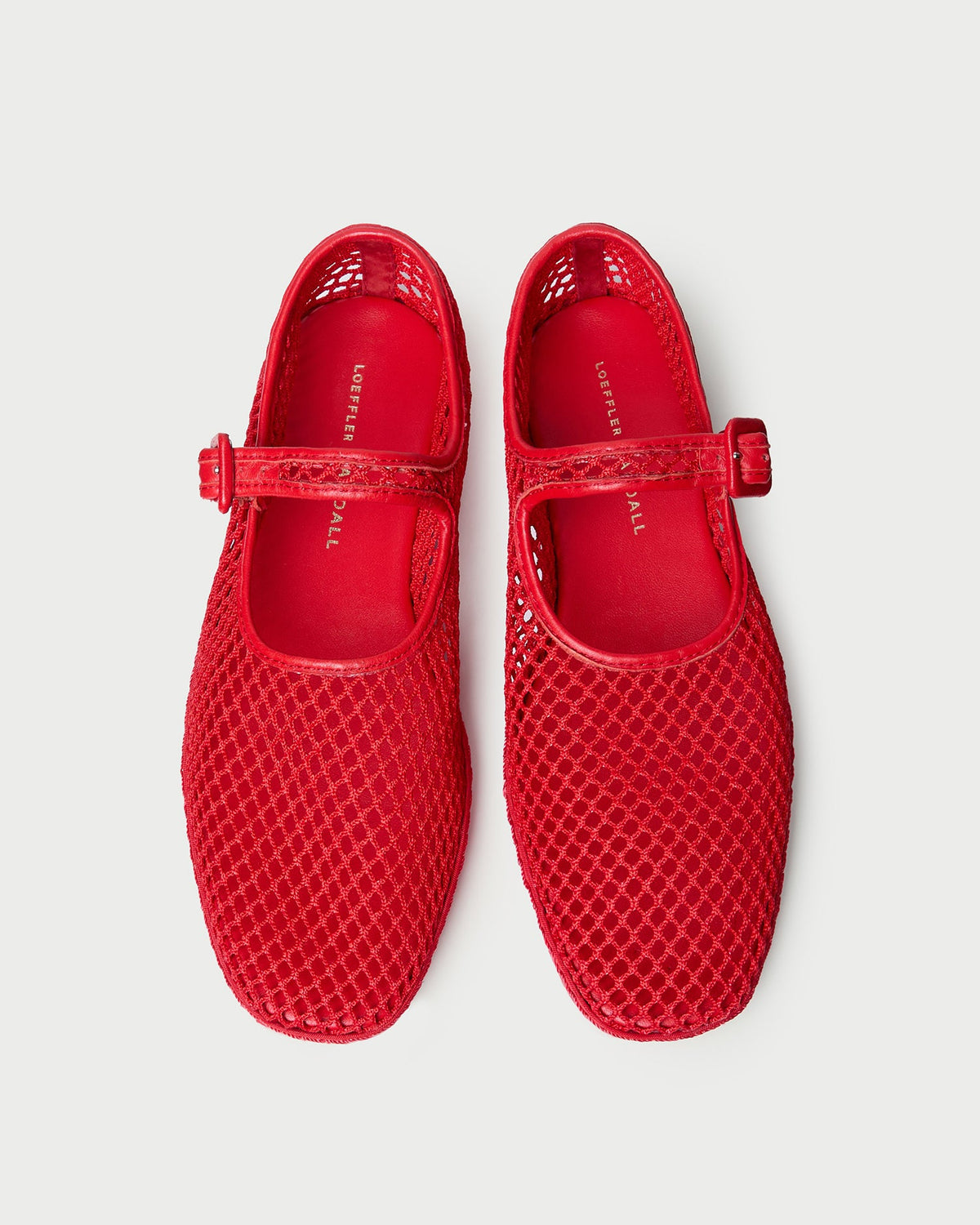 Rita Red Netted Mary Jane - Loeffler Randall Trusted