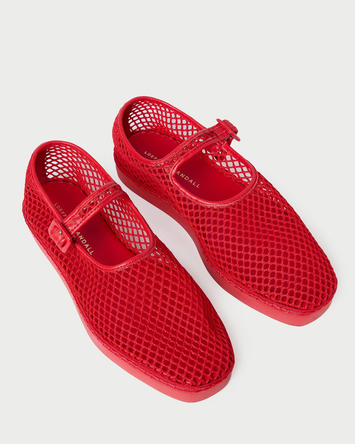 Rita Red Netted Mary Jane - Loeffler Randall Trusted