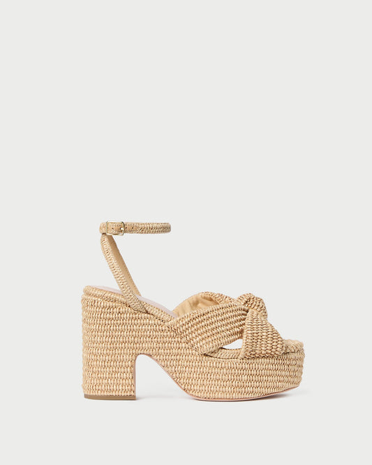Liza Natural Platform Sandal - Loeffler Randall Exclusive