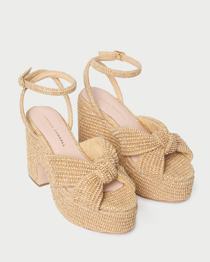 Liza Natural Platform Sandal - Loeffler Randall Exclusive