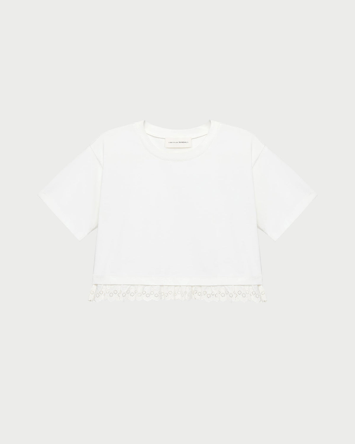Junie Lace Trim Tee - Loeffler Randall Recommended