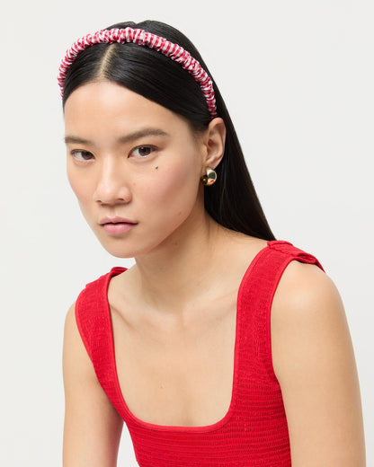 Sabine Red Gingham/Red Headband Set - Loeffler Randall Smart Buy