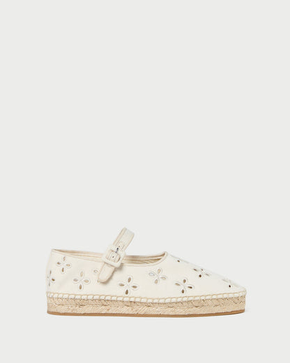 Clover Natural Embroidered Espadrille - Loeffler Randall Popular