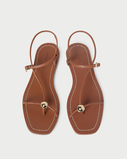 Lara Timber Leather Sandal - Loeffler Randall Customer Favorite